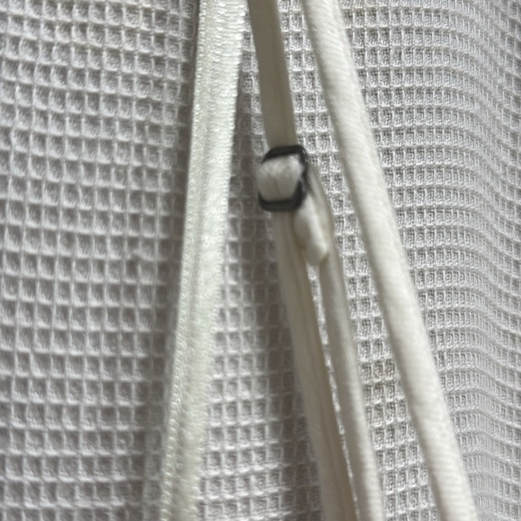 Anthropologie NEW The Malika Gauze Jumpsuit SZ S Ivory beach vacation comfy - Picture 7 of 7